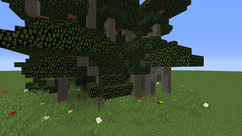 ᐅ acacia forest in Minecraft bauen - minecraft-builder.com