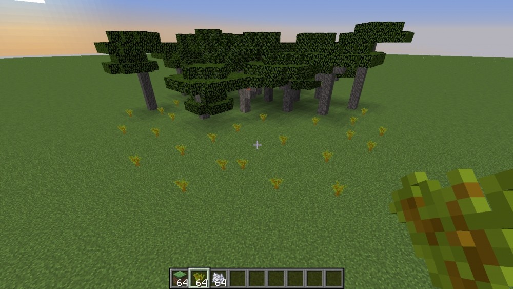 ᐅ acacia forest in Minecraft bauen - minecraft-builder.com